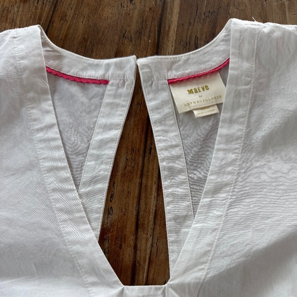 NWOT Maeve Flutter-Sleeve Top by Anthropologie in sz Medium - Picture 6 of 11